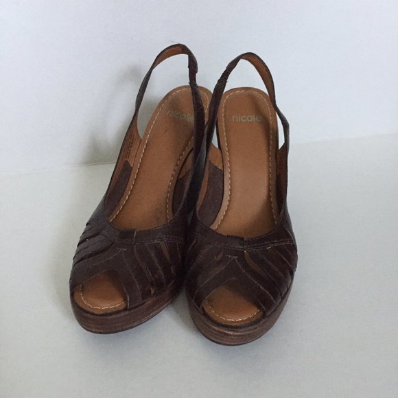 Nicole Wedge Sandals - Picture 1 of 6